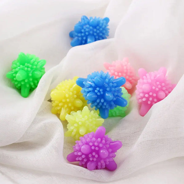 Soft Star Washing Machine, Laundry Dryer Balls Laundry Ball for Household Cleaning Washing Machine Clothes Softener (10 Pcs / Multi Color)