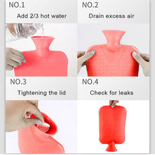 Hot water pad for quick pain relief, small size.