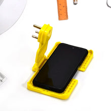 Multi-Purpose Wall Holder Stand for Charging Mobile, Just Fit in Socket and Hang (Mix Color / 1 pc)