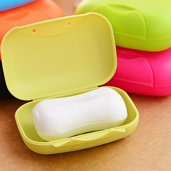 Waterproof plastic soap case for travel