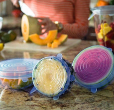 Reusable silicone covers for bowls